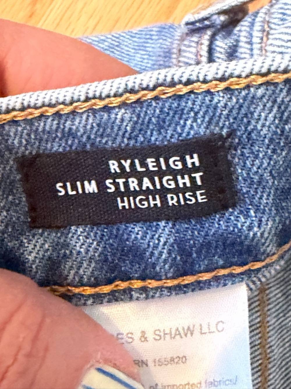 Veronica Beard Ryleigh High Rise Slim Straight Denim Size 28 in Blue Mist - Picture 2 of 7